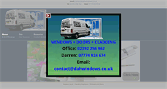 Desktop Screenshot of dahwindows.co.uk